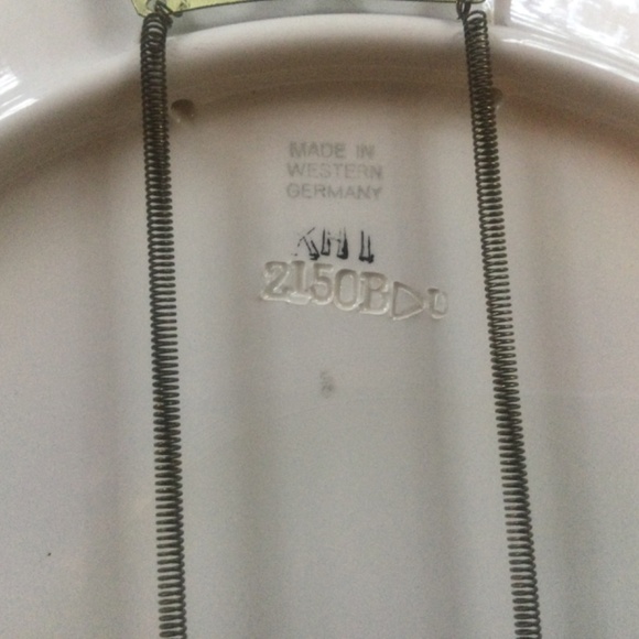 Vintage Western Germany Winter Cabin Hanging Plate, 13” - Picture 5 of 5